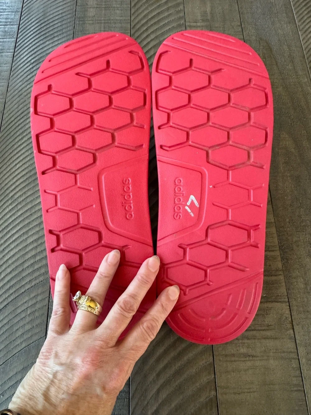 adidas - Adidas Racer TR Slides Red Slide - Sandals Men’s Size 10
